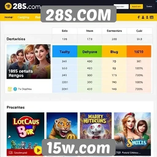 Comparativo entre 28S.COM e outros sites de jogos